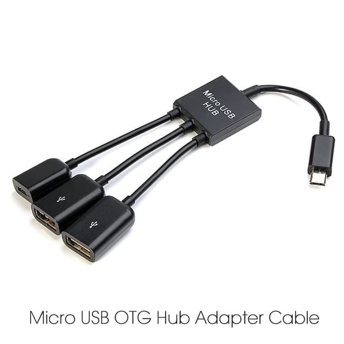 Micro USB OTG Hub Adapter Cable