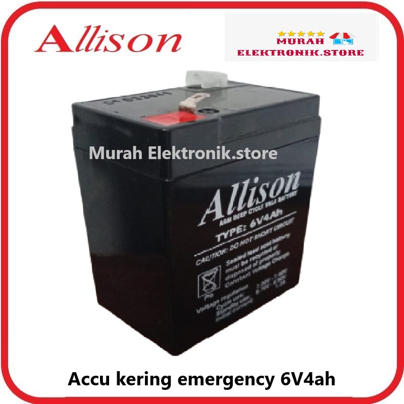 Accu kering emergency 6V4ah Allison