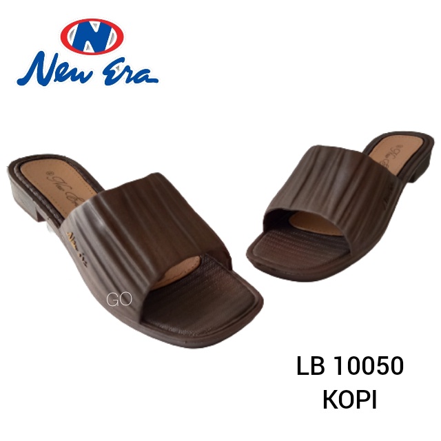 gof NEW ARRIVAL NEW ERA LB.E 10050 SANDAL SLOP KARET WANITA FLAT TEPLEK TERBARU KEKINIAN SENDAL SELOP PEREMPUAN SLIP CEWEK SLIDE IBU PESTA KONDANGAN
