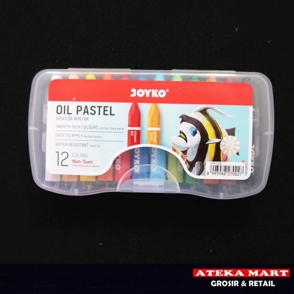 

JOYKO 12 OIL PASTEL OP-12S / KRAYON MINYAK