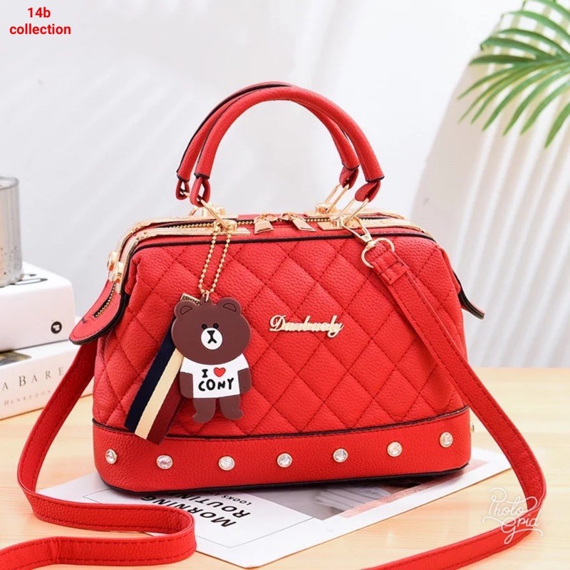 Danbaoly bags tas selempang wanita slingbags tas kulit tas batam bao bao tas stylish multifungsi