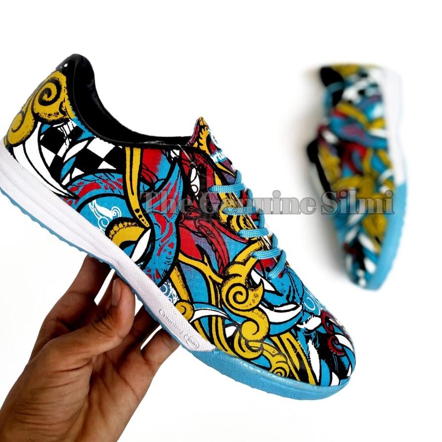 Berkualitas Sepatu Futsal Ortuseight Catalyst Bima IN Blue Sepatu Futsal Ortuseight Original Ortusei