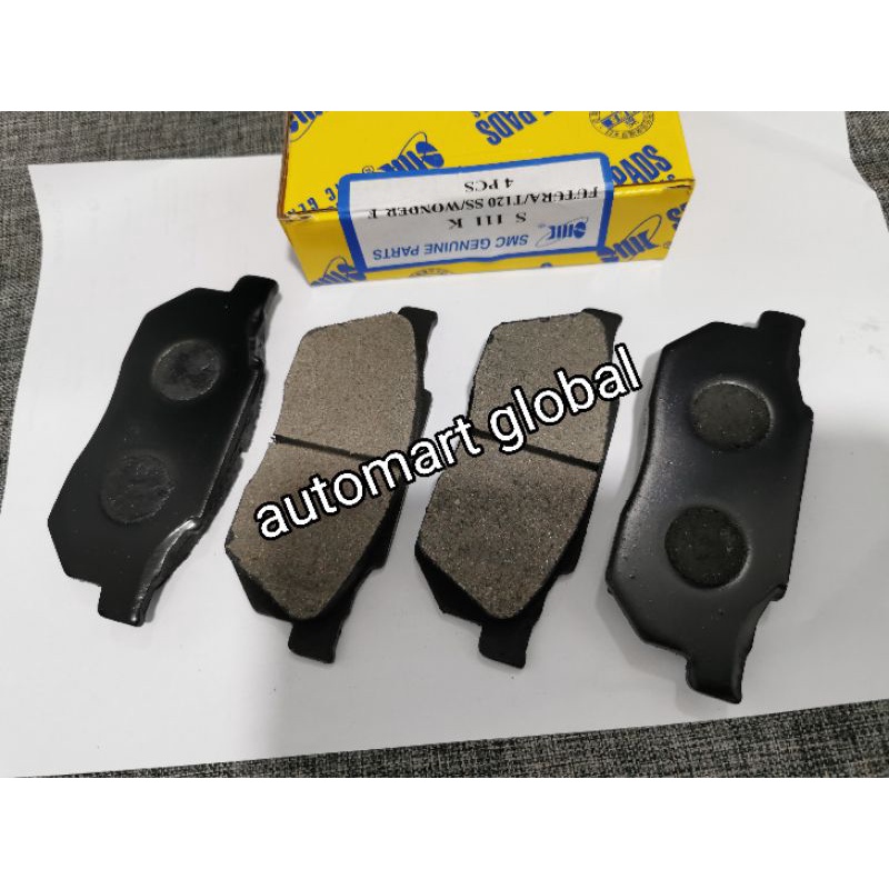 brake pad kampas rem depan futura t120ss set