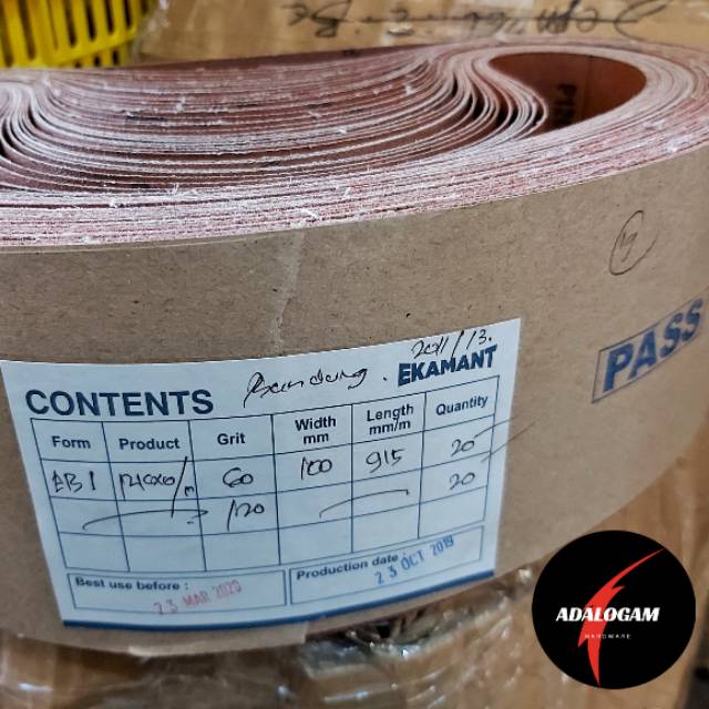 EKAMANT Amplas Belt Sander 915 x 100 mm