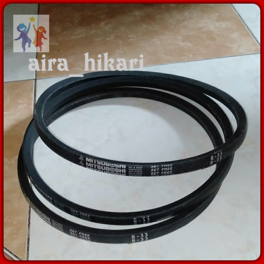 Jual Mitsuboshi B 33 V Belt / Fan Belt / Tali Kipas / Tali Pulley ...