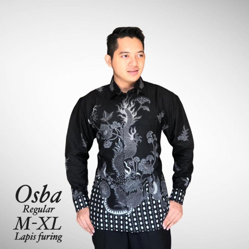 Kemeja Batik Solo 29 | Hem Batik Pria | Atasan Lengan Panjang