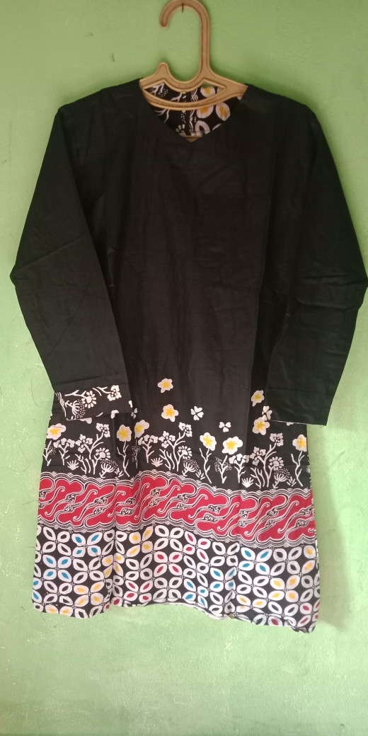 Batik Tunik Shibori Jumputan Terbaru Size S-3l / Hrb026 Yelbor