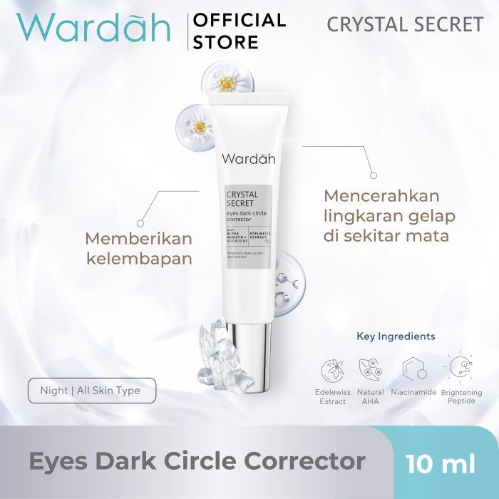 WARDAH CRYSTAL SECRET EYES DARK CIRCLE CORRECTOR 10ML