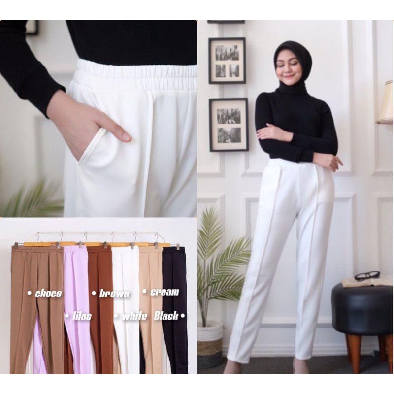 CELANA  PINGGANG KERUT/CELANA KERJA/CELANA PANTS