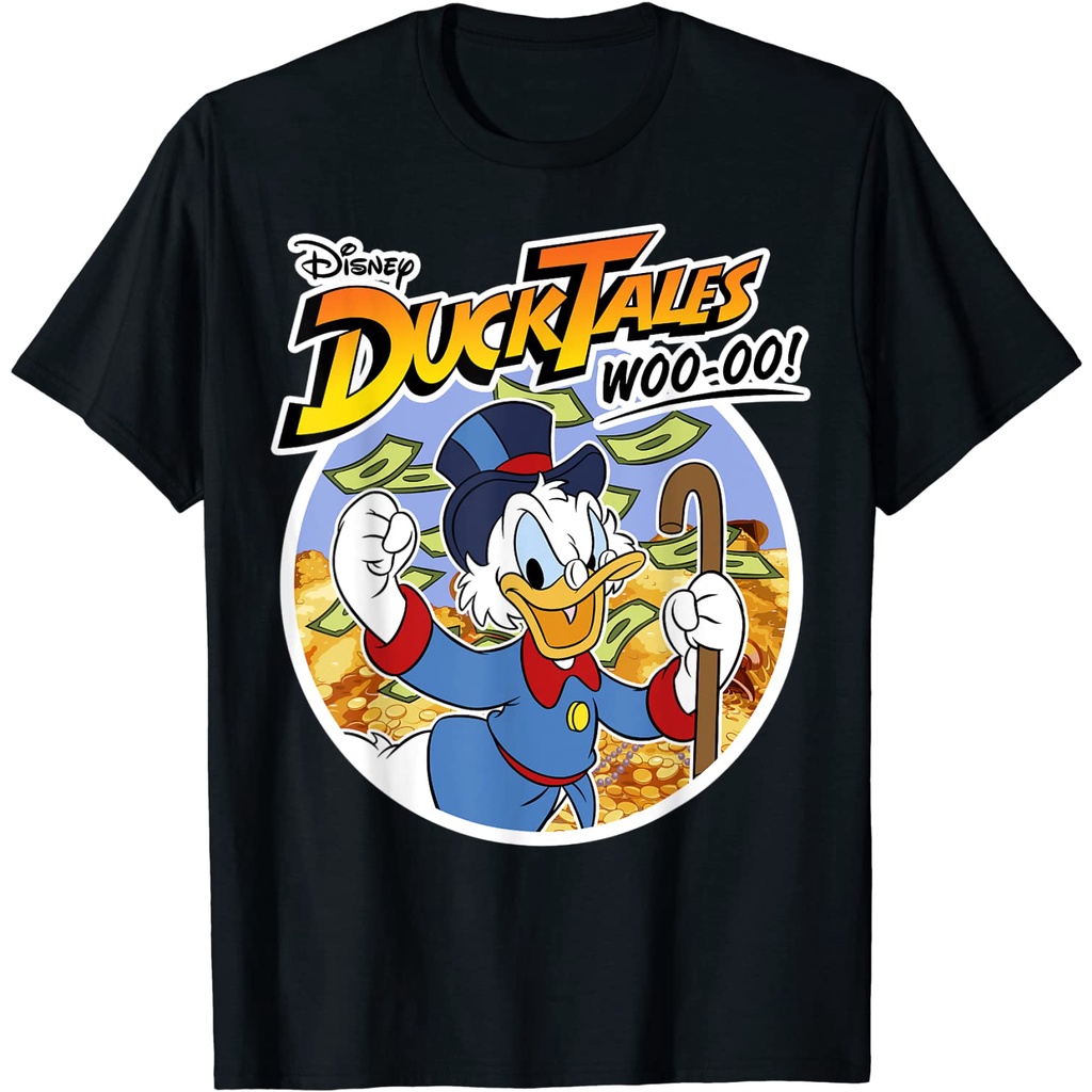 Kaos Anak DuckTales Classic Uncle Scrooge Woo-oo Pakaian Fashion Baju Atasan Anak Laki Perempuan Cow