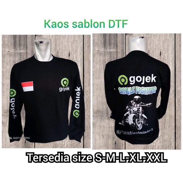 TERLARIS Kaos Lengan panjang Gojek