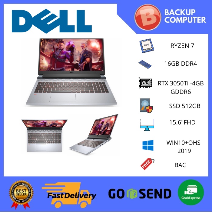 DELL INSPIRON G15 5515 RYZEN 7 16GB 512SSD