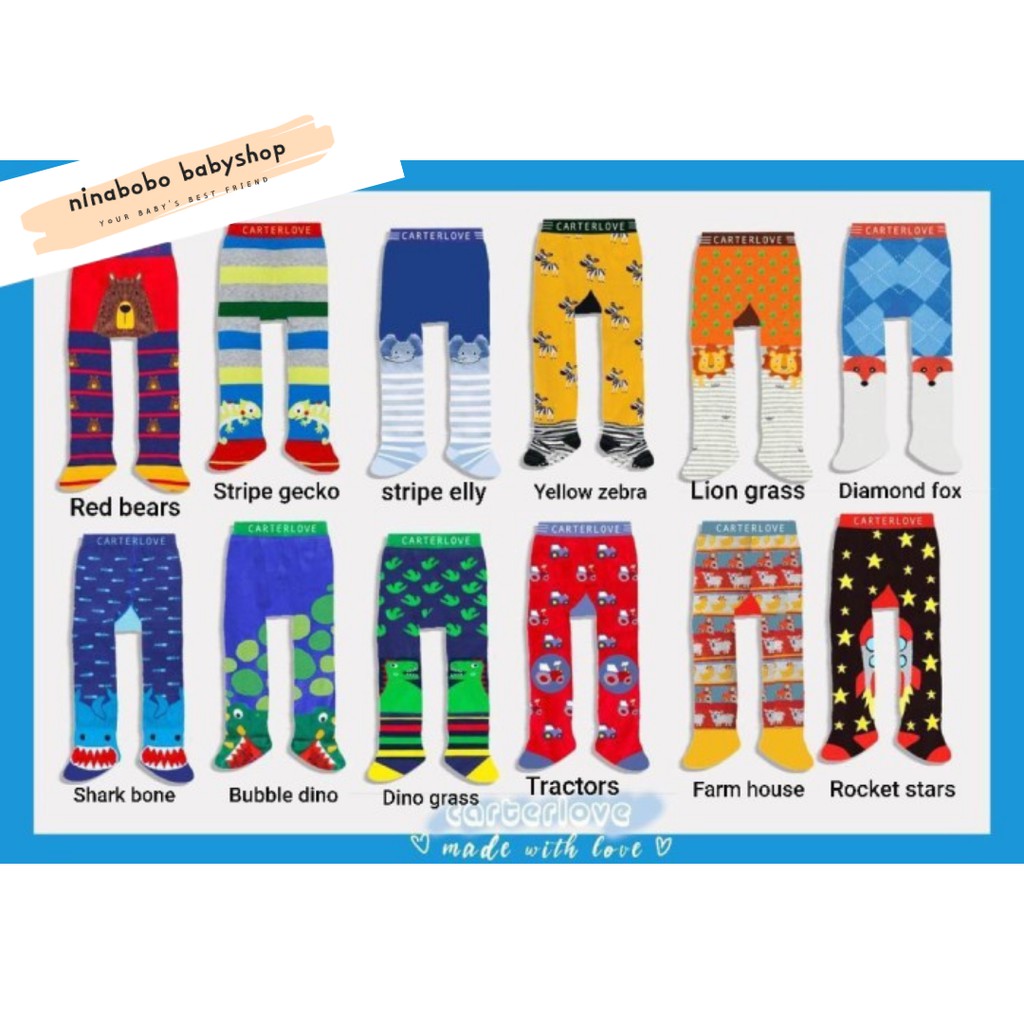 Legging bayi cowok tutup kaki / Celana panjang legging bayi laki-laki