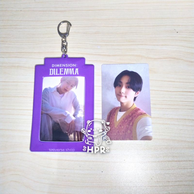 PHOTOCARD ENHYPEN DIMENSION DILEMMA POB WEVERSE SUNOO JUNGWON ESSENTIAL CHARYBDIS PC JUNGWON CHARY S