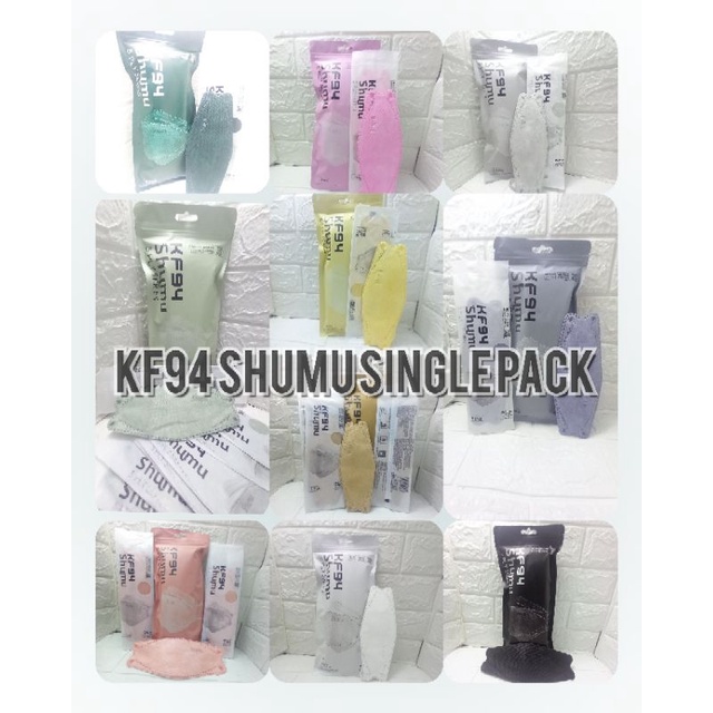 MASKER KF94 SHUMU 5PLY|SINGLE PACK|ORIGINAL|KEMENKES|10PCS