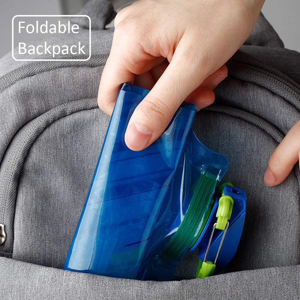 YGRETTE - TaffSPORT Botol Minum Lipat 700ml PORTABLE TRAVEL collapsible folding foldable bottle