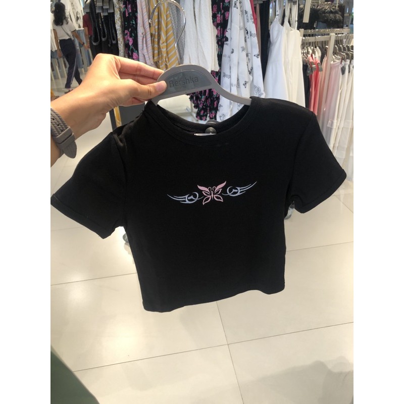 Jastip Bershka Crop Top New