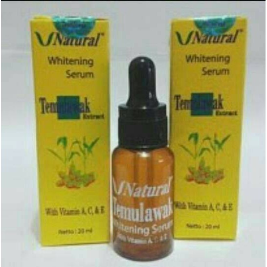 [COD] SERUM TEMULAWAK V NATURAL BPOM [PERAWATAN WAJAH]