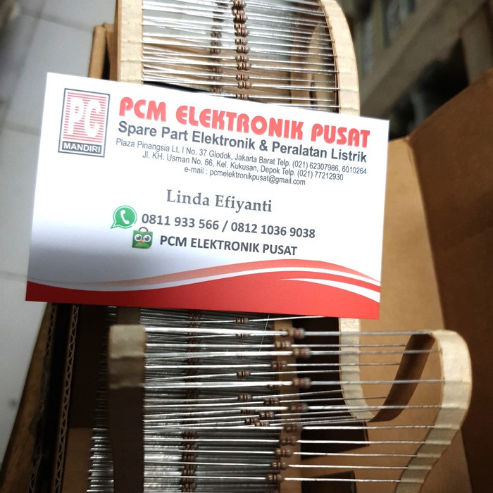 New Resistor 1/8 w 1/8 watt nilai tulis di catatan toko