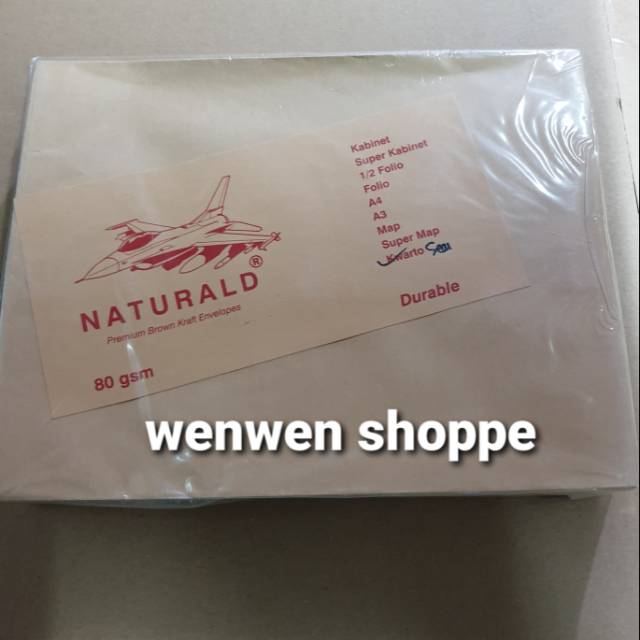 

Amplop Coklat Quarto Naturald