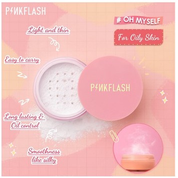 ★ BB ★ PINKFLASH Lasting Matte Loose Powder | PINK FLASH Bedak Tabur - PF F06