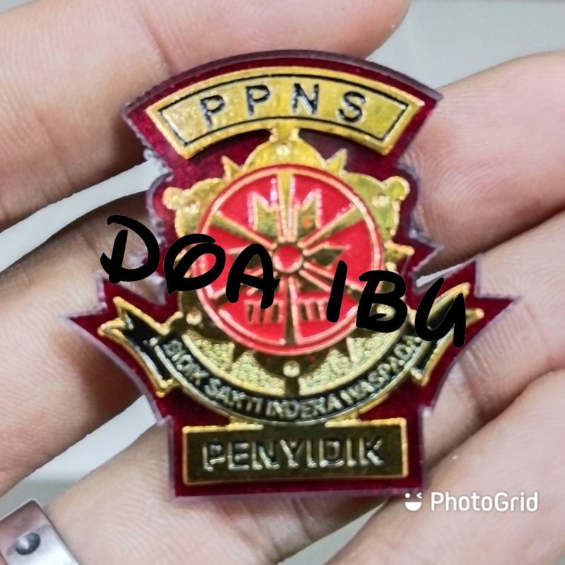 

best seller pin PPNS PENYIDIK lapis mika-magnet ready stock