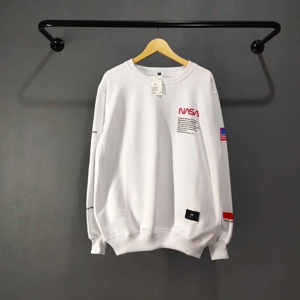 Crewneck nasa premium full tag - Nasa crewneck premium size M.L.XL.XXL