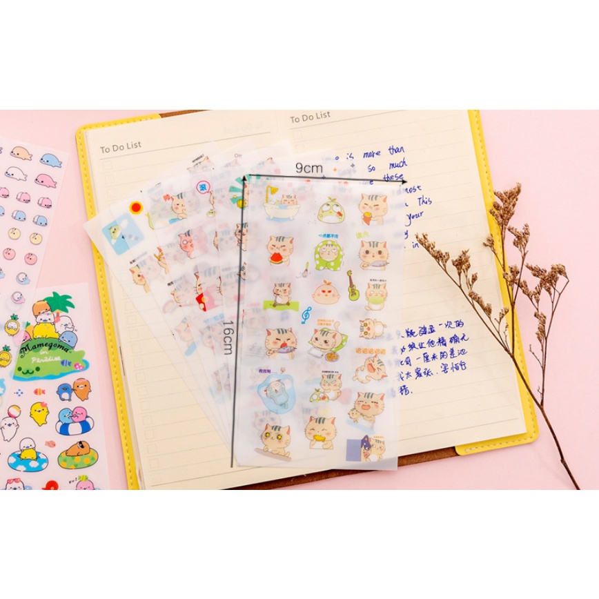 [PART 2] Stiker Set / Sticker Anak Karakter Imut Isi 6 lembar 6 in 1 / Sticker Lucu Unik Karakter 6in1 Set / Reward Sticker Bonus Anak / Stiker Hadiah Anak