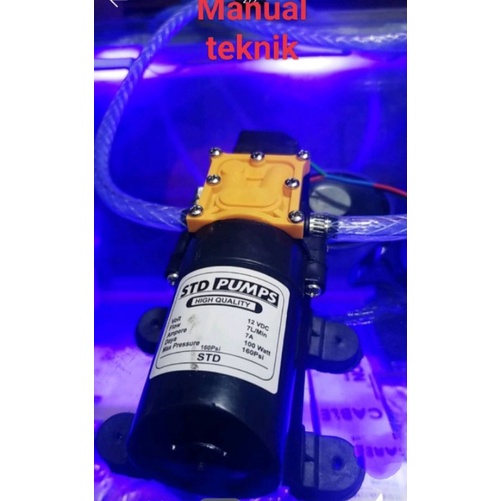 Dinamo sprayer tangki elektrik tekanan 160psi