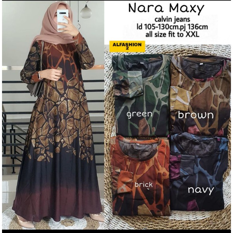 Gamis maxy Nara jumbo