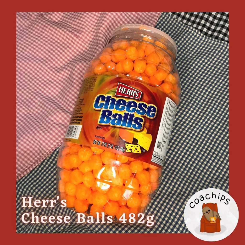 

HERRS CHEESE BALLS USA 482g SNACK IMPORT HALAL