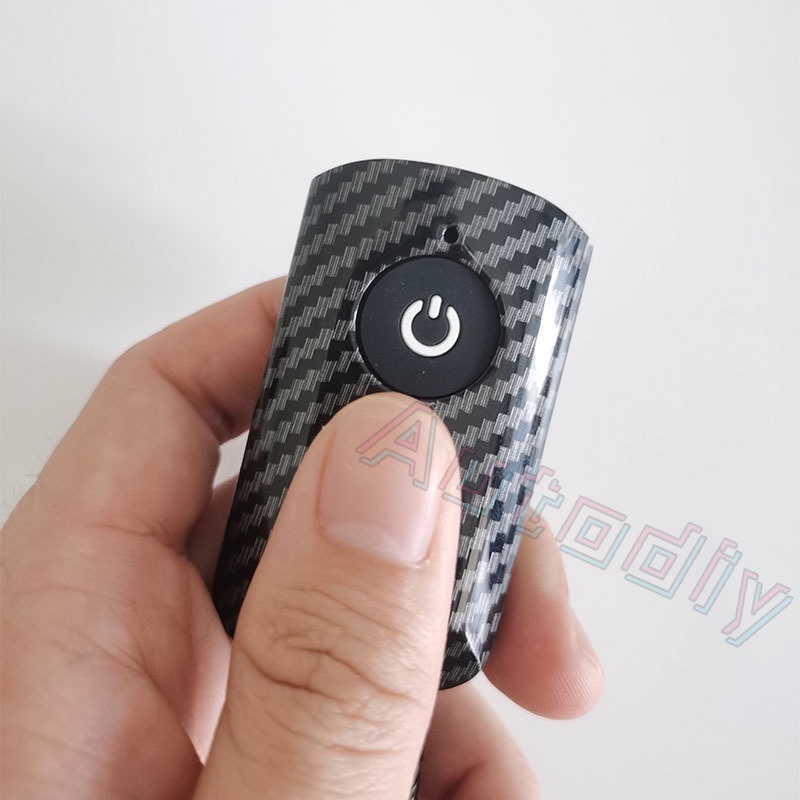 Case Kunci Remote Motor Bahan Silikon Carbon Fiber Dengan Gantungan Kunci Untuk Yamaha XMAX 300 125 250 309 400 AEROX 155 Tech Max NVX155 AX Mvx Aeroxbi Qxbi