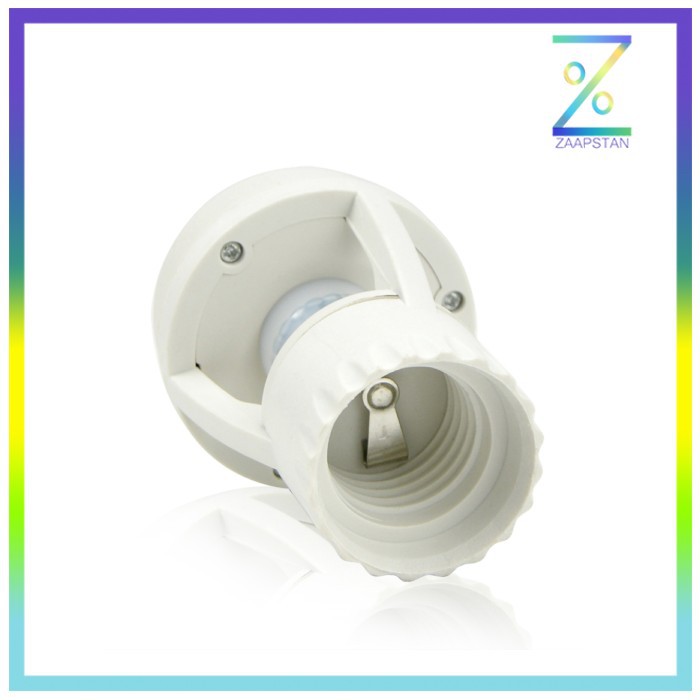 Smart Fitting Lampu Bohlam E27 Infrared Sensor Lamp Holder - SP-SL01 -