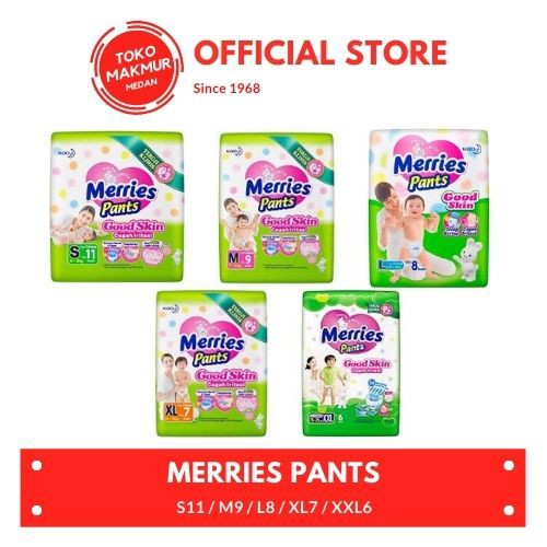 MERRIES PANTS S11 / M9 /L8 / XL7 / XXL6