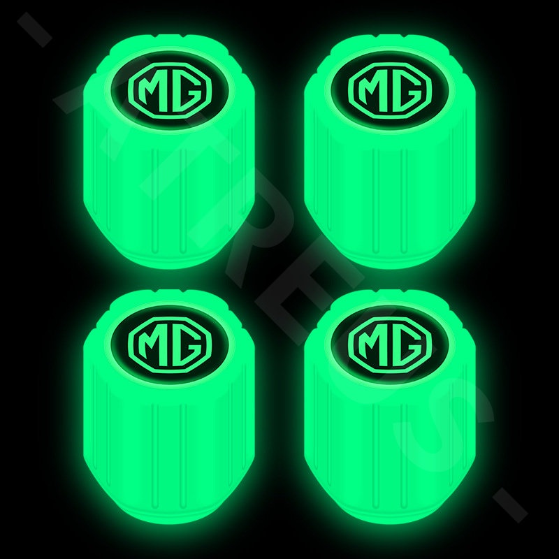 4pcs MG Luminous Pentil Ban Tutup Pentil Ban HS ZS EP MG5 MG3 EV 5 6 2022 Aksesoris Mobil Motor Sepeda