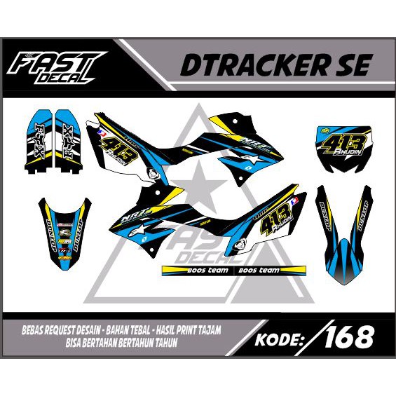 Decal stiker dtracker se 168