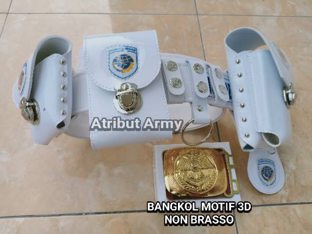 [PROMO] SABUK / KOPEL DISHUB FULLSET [TR] dan Bangkol Motif 3D Non BRASSO