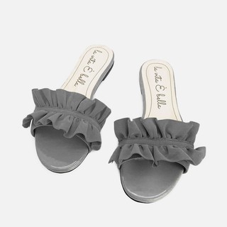 La Vita E Bella Peony Sandal  Flat Teplek  Wanita  Model 