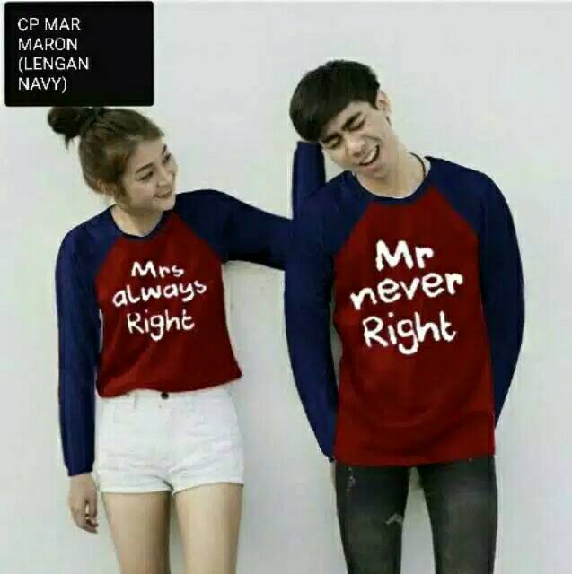 BAJU COUPLE MR &amp; MRS  /BAJU PASANGAN