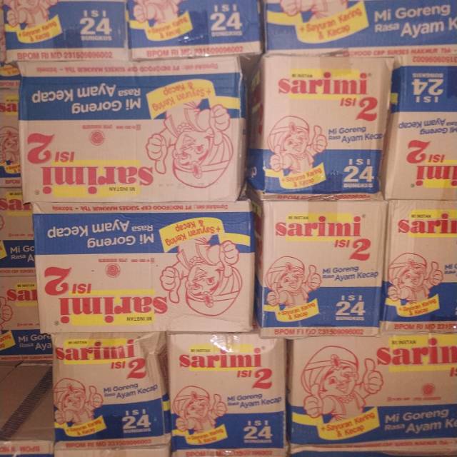 

Sarimi isi 2 -Goreng Ayam Kecap- Soto per dus (24 pcs)