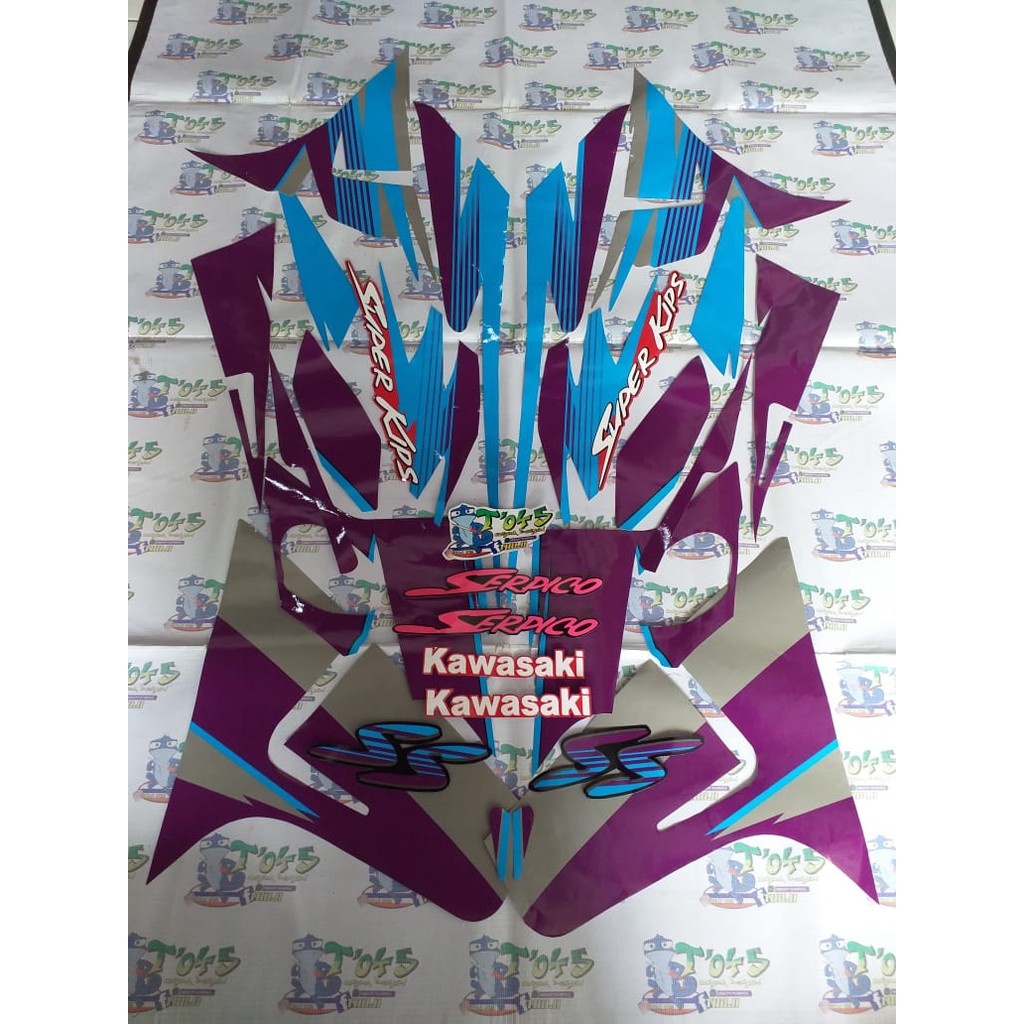 Sticker striping serpico 150 thailand