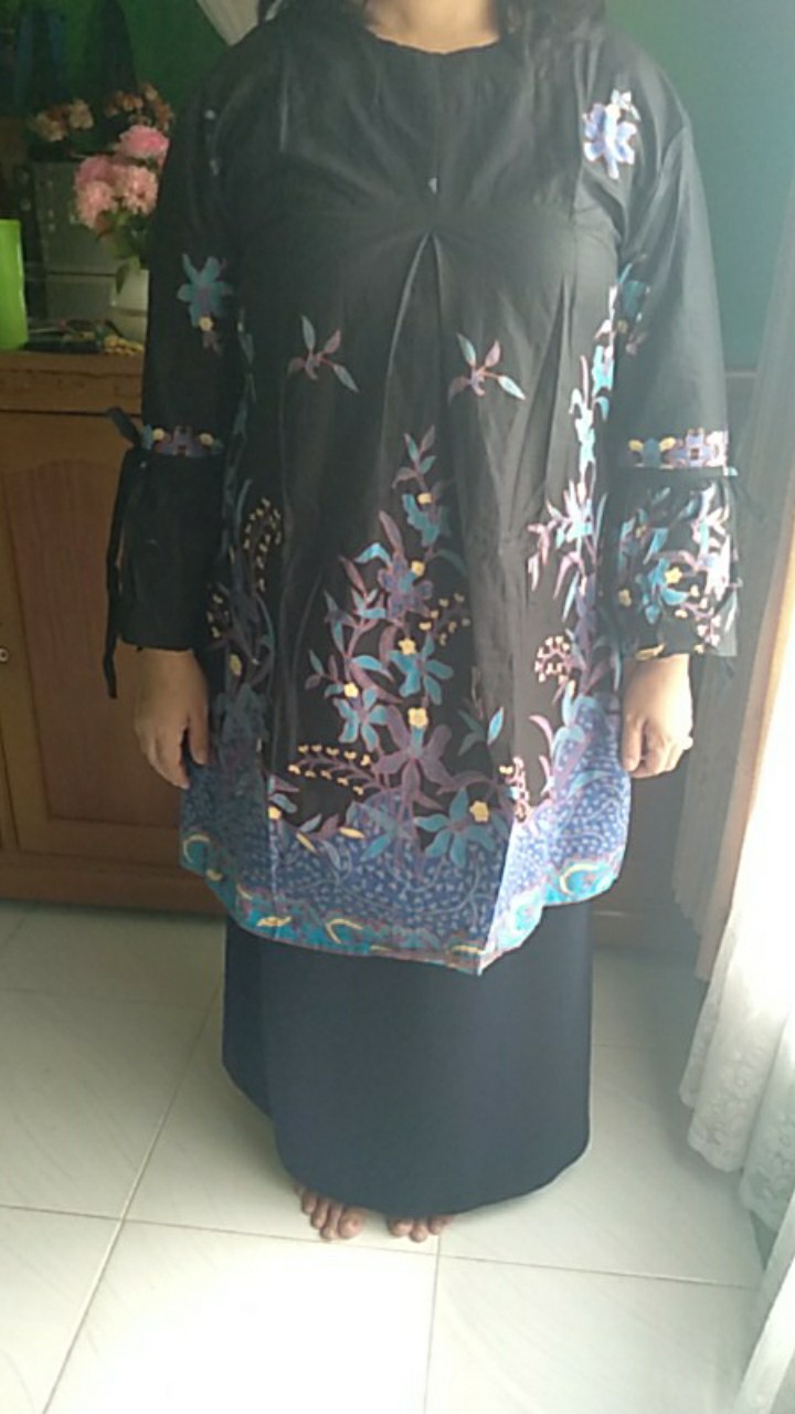 Tunik Batik  Primis Adity Katun Cibulan Unggul Jaya  Premium Jumbo Ld 120cm
