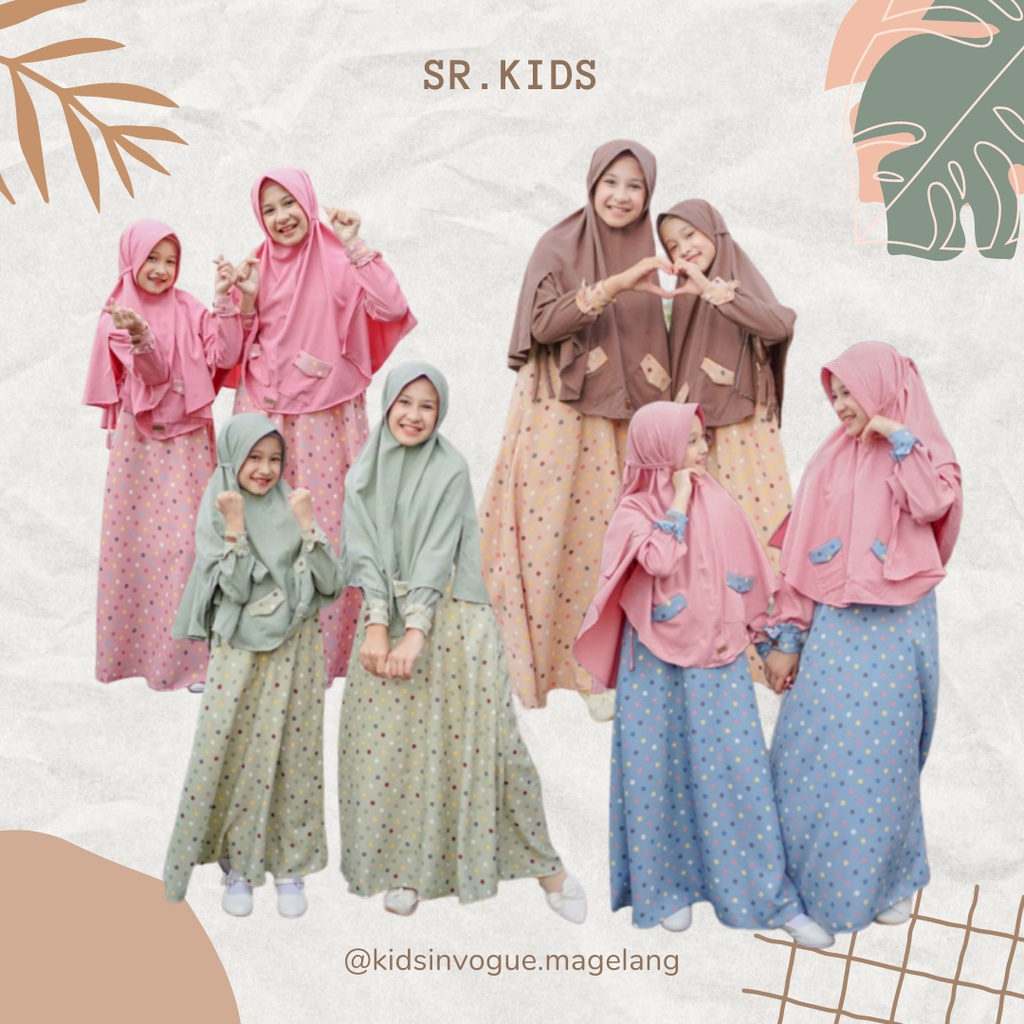 SR.KIDS/Gamis set hijab /gamis pachira/Gamis premium Gamis ori pachira kids