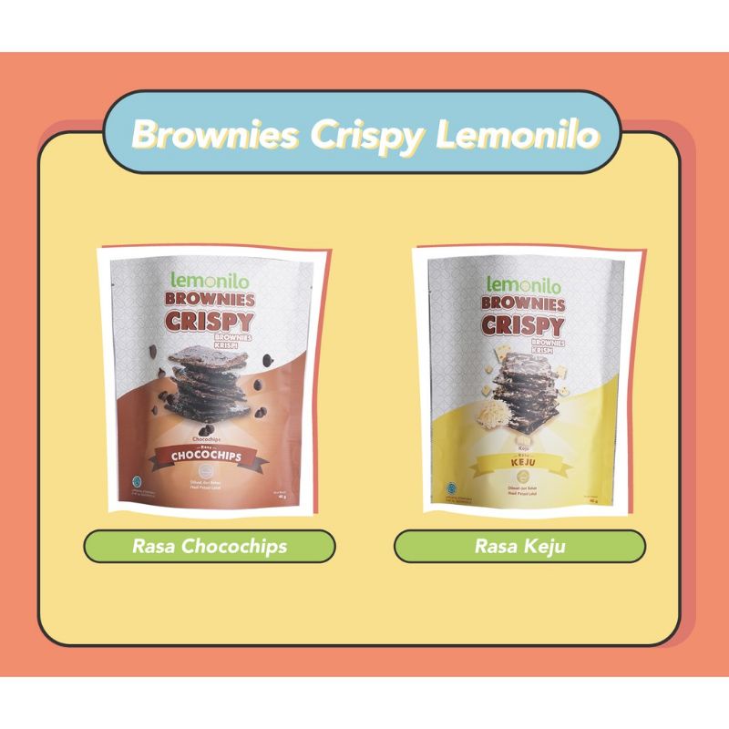 

(Hafiz Store) Brownies Crispy Lemonilo Keju / Chococips 40 g