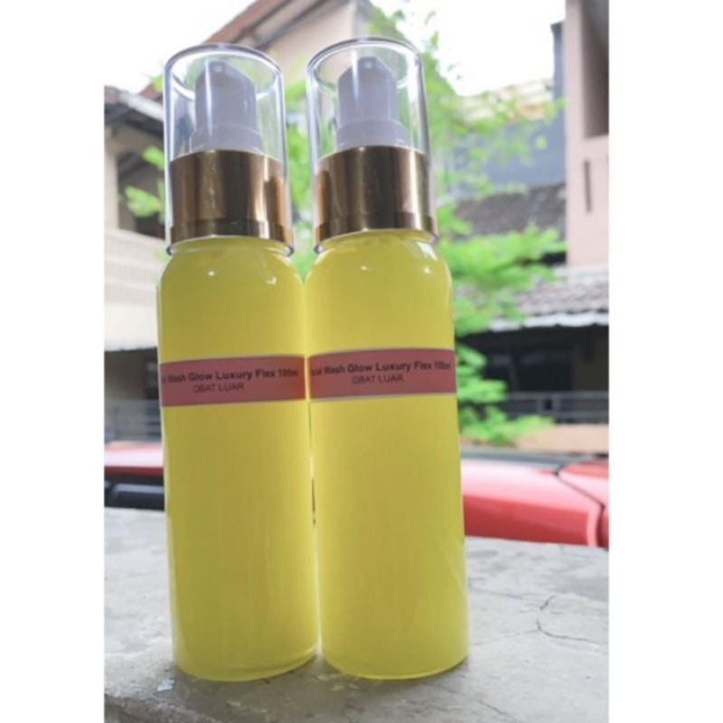 FACIAL WASH LUXURY GLOW FLEK FARMASI