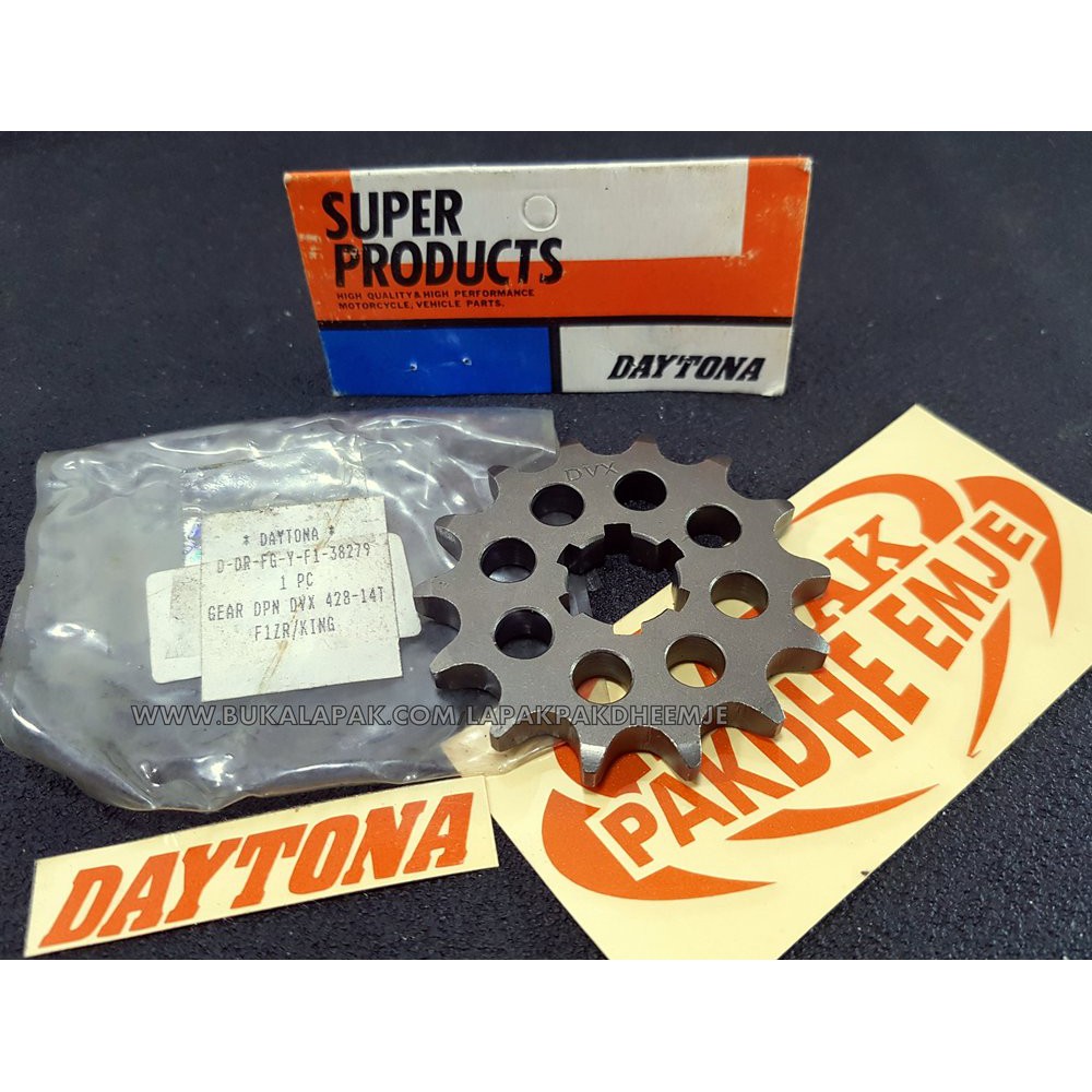 SERBA ORI GER 428 14 GEAR DEPAN 428 14 RX KING FIZR JUPITER Z DAYTONA ORIGINAL LAPAK PAKDHE EMJE