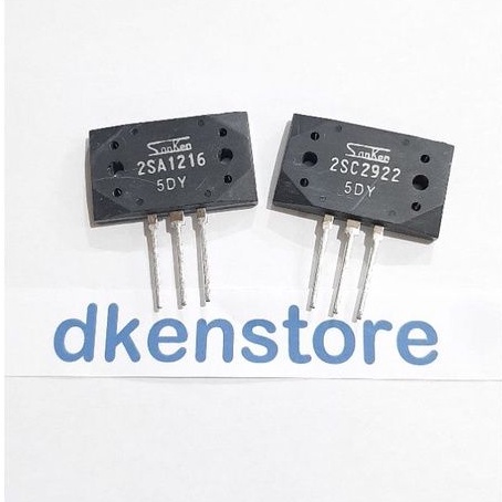 Transistor Final Sanken 5DY A1216 C2922 orginal Asli 1set