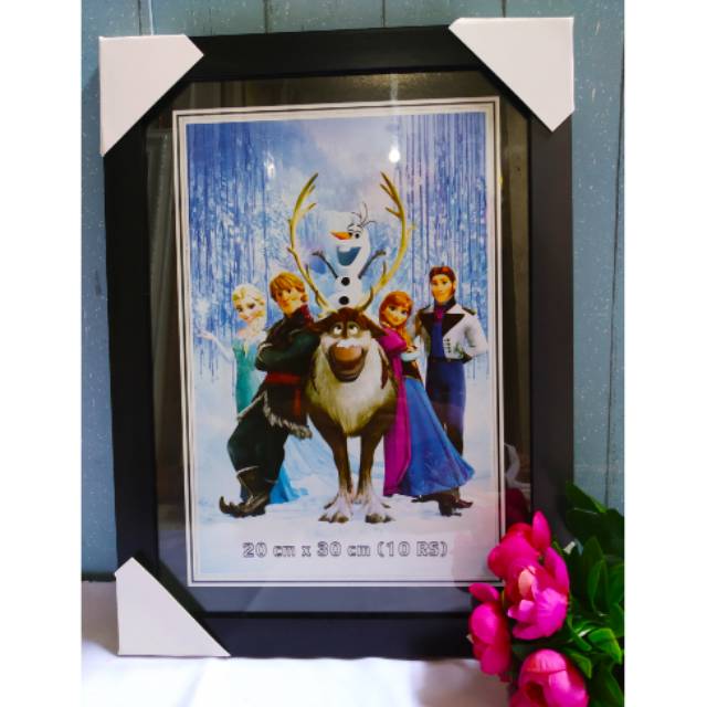 2pcs Pigura 10Rs Minimalis / Frame A4 / Pigura sertifikat