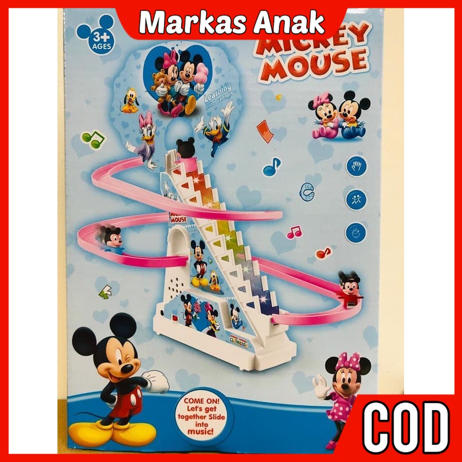 Mainan Anak Anak Umur 3 4 5 6 Tahun jalur Seluncur Seluncuran Perosotan Mobil Mobilan Kereta Car mic