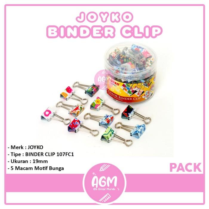 

Klip | Binder Clip File Joyko No 107Fc1 Motif Bunga Per Pack